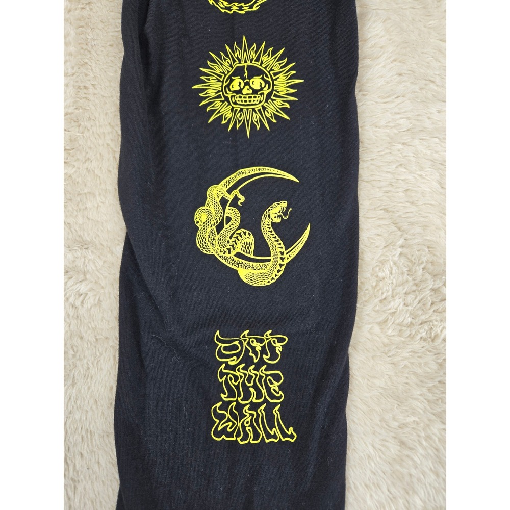 Vans Classic Fit Long Sleeve T Shirt Mens Small Graphic Wizard Moon Print Black - Picture 10 of 12